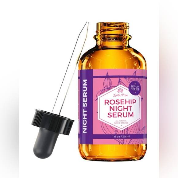 Leven Rose Rosehip Oil Night Face Serum - Picture 2 of 4